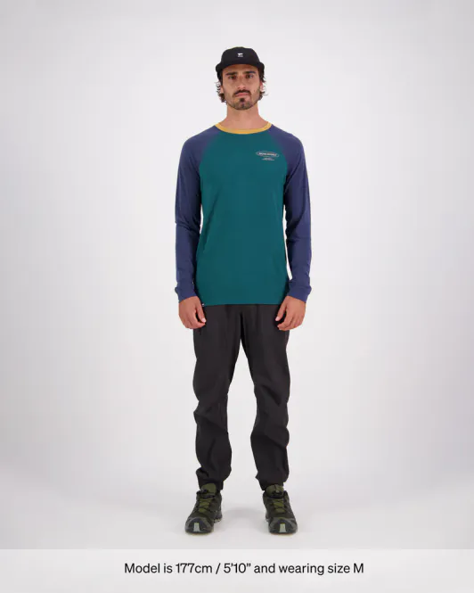 Hovedbilde Mons Royale Mens Icon Raglan Evergreen/Midnight