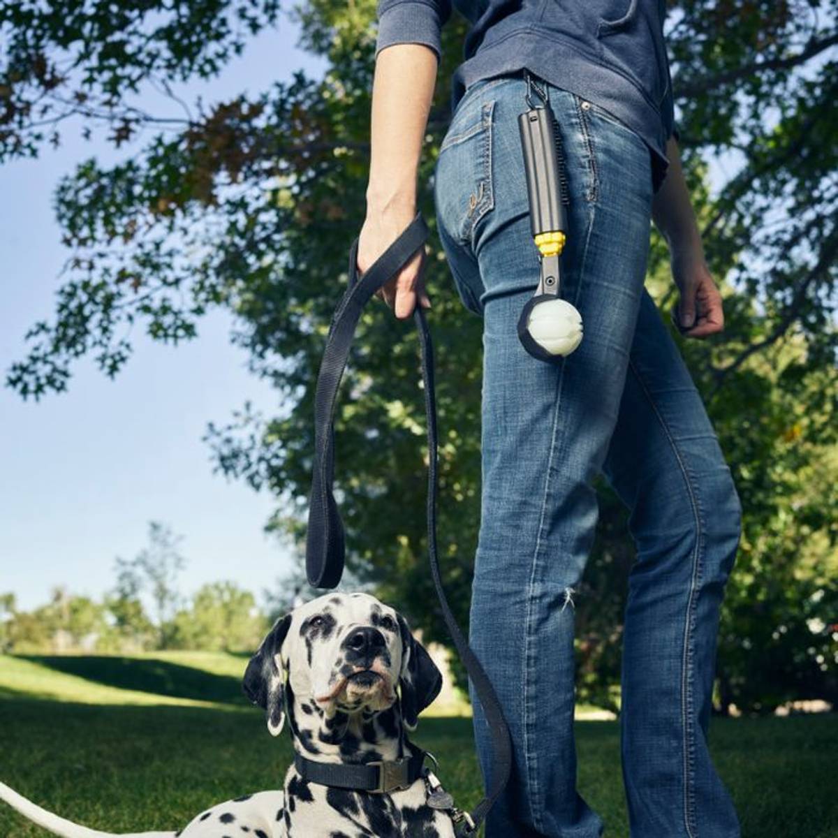 Nite Ize Huck 'N Tuck® GlowStreak® Collapsible Thrower + LED Bal